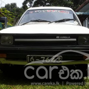 TOYOTA COROLLA 1986