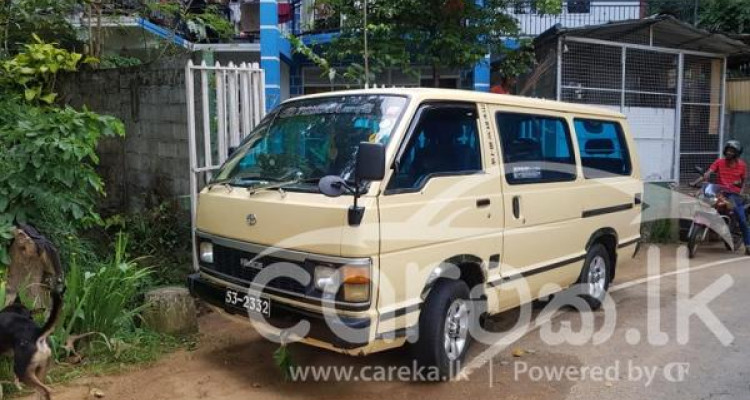 TOYOTA HIACE LH51 1989